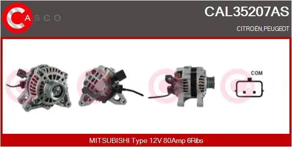 CASCO CAL35207AS Генератор