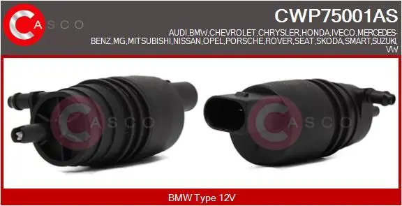 CASCO CWP75001AS Водяной насос, система очистки