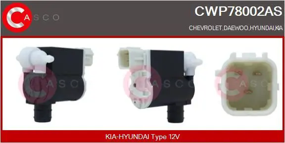 CASCO CWP78002AS Водяной насос, система очистки