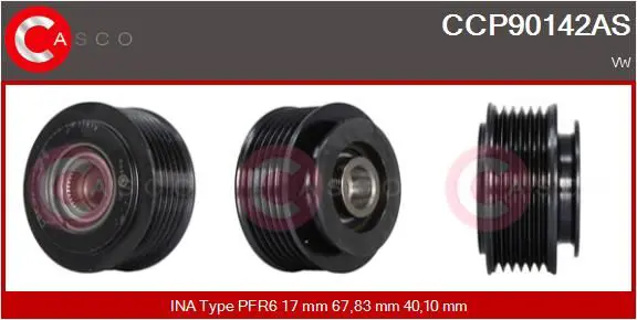 CASCO CCP90142AS Ременный шкив, генератор