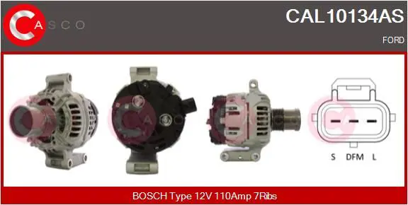 CASCO CAL10134AS Генератор