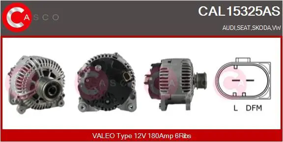 CASCO CAL15325AS Генератор