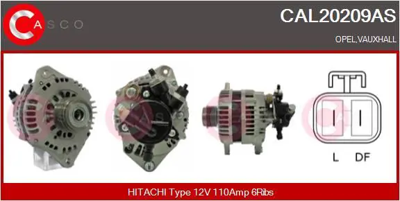 CASCO CAL20209AS Генератор