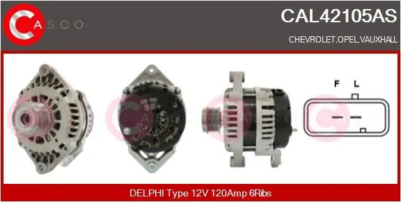 CASCO CAL42105AS Генератор