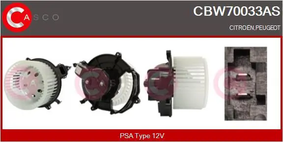 CASCO CBW70033AS Вентилятор салона