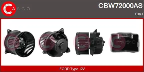 CASCO CBW72000AS Вентилятор салона