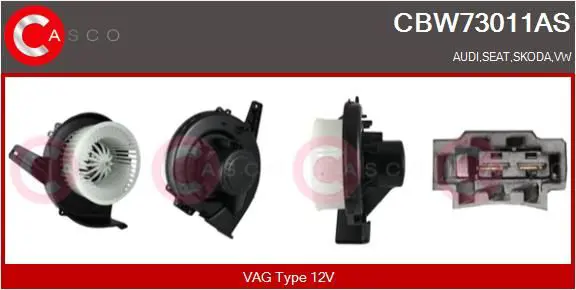 CASCO CBW73011AS Вентилятор салона