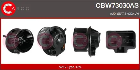 CASCO CBW73030AS Вентилятор салона