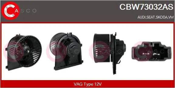 CASCO CBW73032AS Вентилятор салона