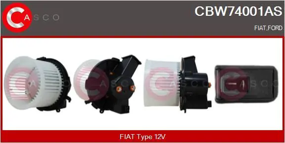 CASCO CBW74001AS Вентилятор салона