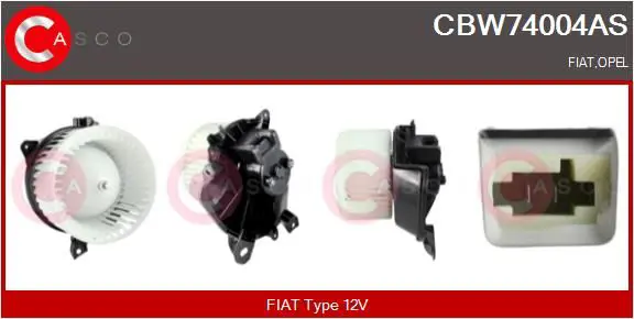 CASCO CBW74004AS Вентилятор салона
