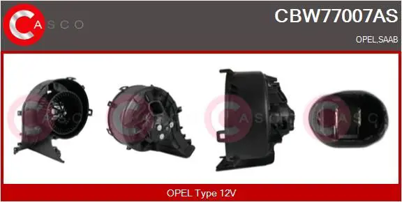 CASCO CBW77007AS Вентилятор салона