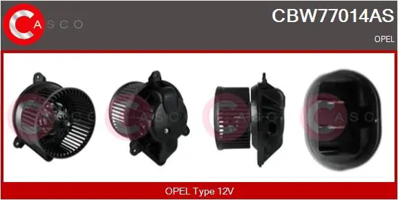 CASCO CBW77014AS Вентилятор салона