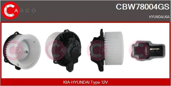 CASCO CBW78004GS Вентилятор салона