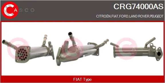 CASCO CRG74000AS Радиатор, рециркуляция ОГ
