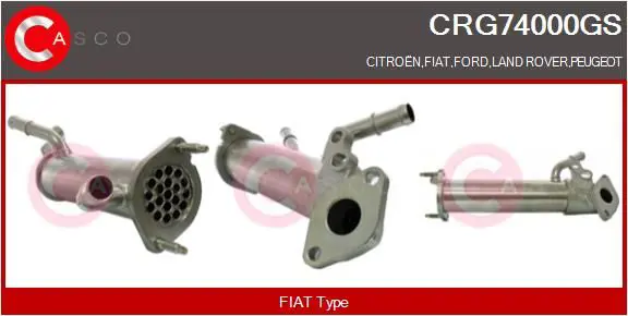CASCO CRG74000GS Радиатор, рециркуляция ОГ