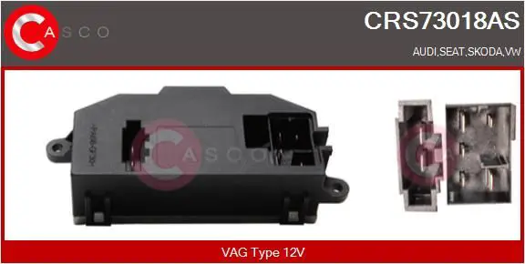 CASCO CRS73018AS Сопротивление, вентилятор