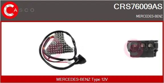 CASCO CRS76009AS Сопротивление, вентилятор