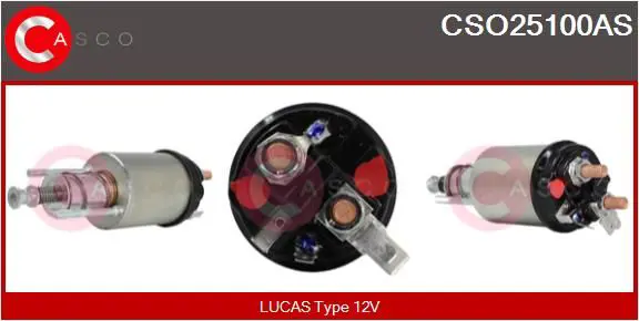 CSO25100AS Тяговое реле, стартер