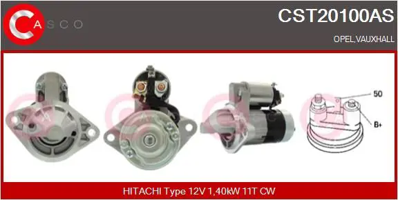 CST20100AS Стартер