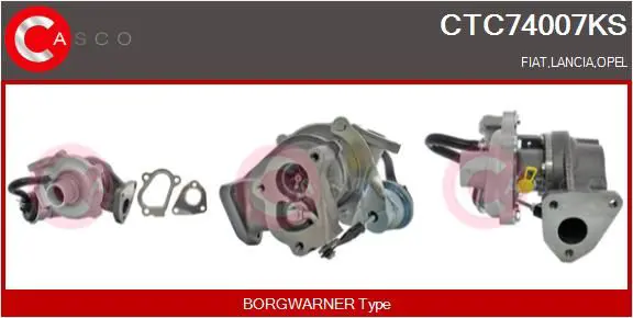 CASCO CTC74007KS Компрессор, наддув