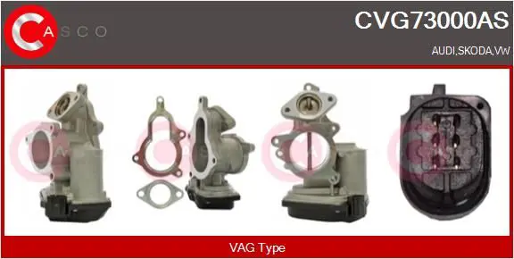 CASCO CVG73000AS Клапан возврата ОГ