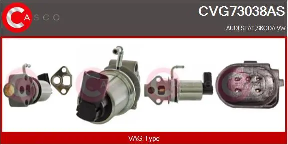 CASCO CVG73038AS Клапан возврата ОГ