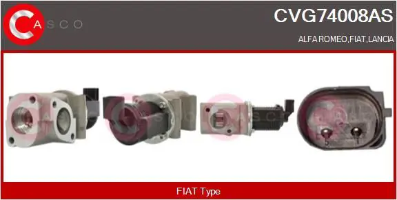 CASCO CVG74008AS Клапан возврата ОГ