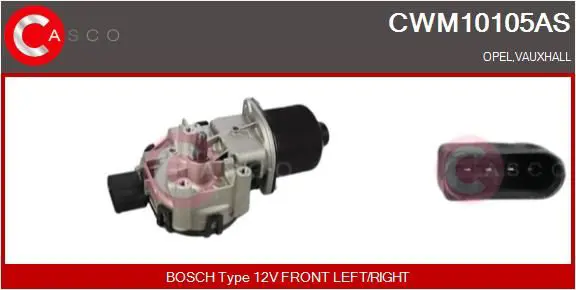 CASCO CWM10105AS Двигатель стеклоочистителя