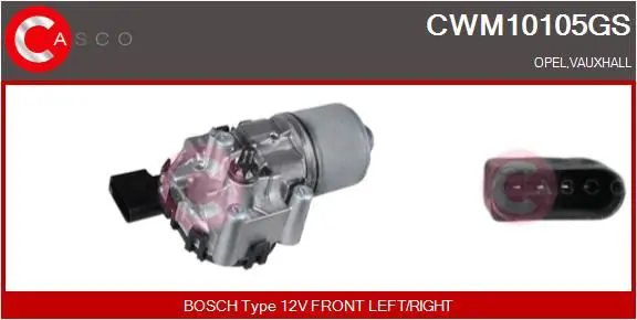 CASCO CWM10105GS Двигатель стеклоочистителя