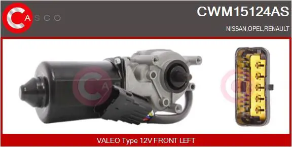 CASCO CWM15124AS Двигатель стеклоочистителя