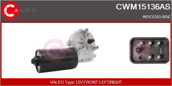 CASCO CWM15136AS Двигатель стеклоочистителя