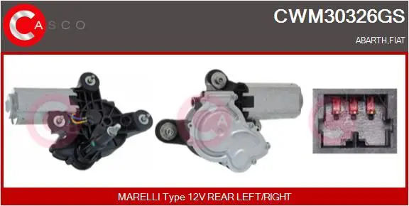CASCO CWM30326GS Двигатель стеклоочистителя