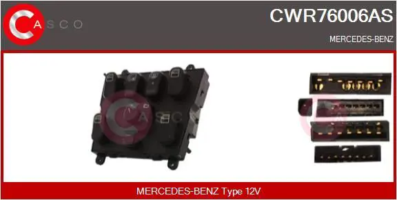 CWR76006AS Switch, window regulator