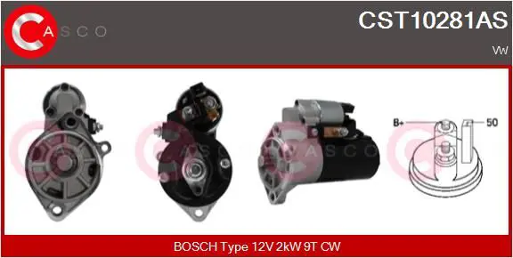 CASCO CST10281AS Стартер