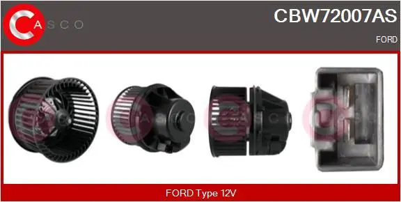 CASCO CBW72007AS Вентилятор салона