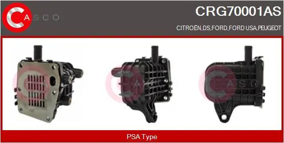 CASCO CRG70001AS Радиатор, рециркуляция ОГ