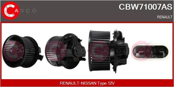 CASCO CBW71007AS Вентилятор салона