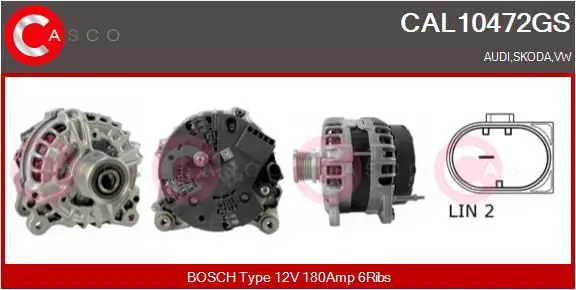 CASCO CAL10472GS Генератор