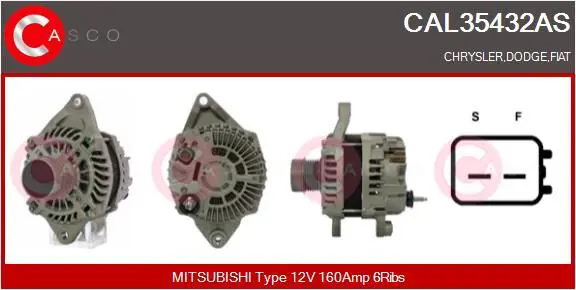 CAL35432AS Alternator