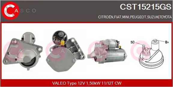 CST15215GS Стартер