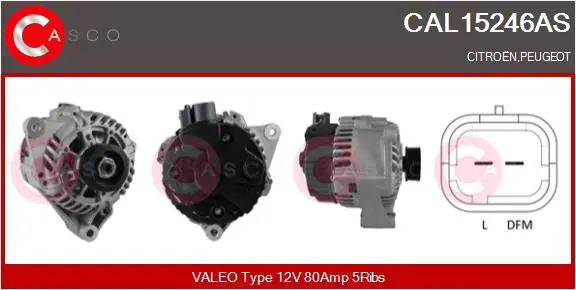 CASCO CAL15246AS Генератор