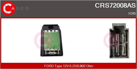 CASCO CRS72008AS Сопротивление, вентилятор