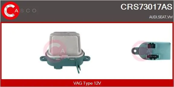 CASCO CRS73017AS Сопротивление, вентилятор