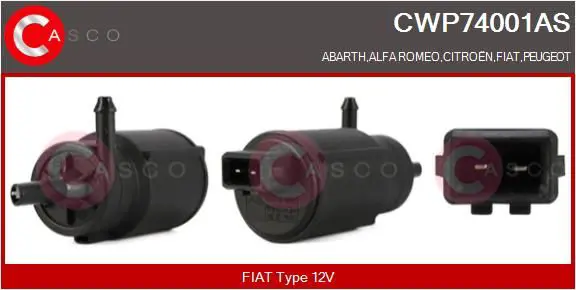 CASCO CWP74001AS Водяной насос, система очистки