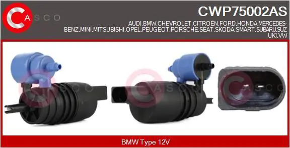 CASCO CWP75002AS Водяной насос, система очистки