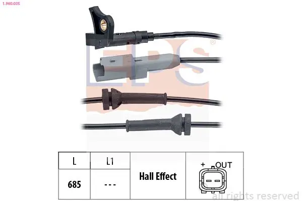 EPS 1960035 Датчик ABS