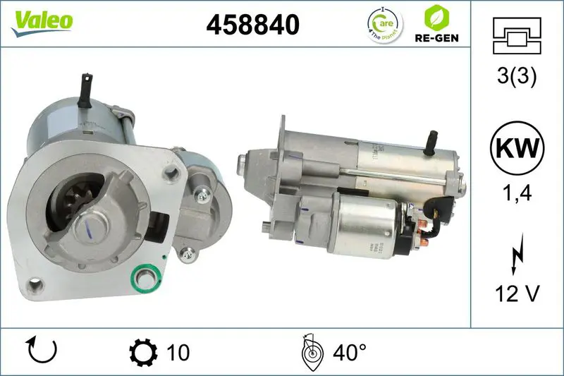 458840 STARTER REMAN RE GEN