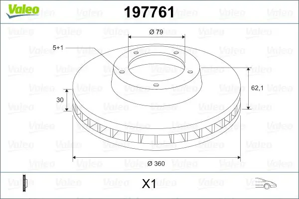 197761 BRAKE DISC X1