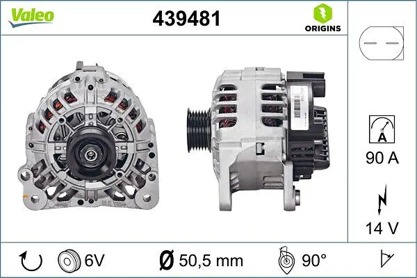 Valeo 439481 Генератор